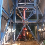 עבודת בנטונייט בתחנת כח רוטנברג אשקלון 28 מטר קוטר 80