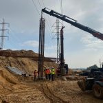 עבודה תחת מתח גבוה עבודות קידוח בנמל אשדוד.